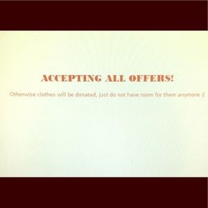 All Offers Welcome ☺️